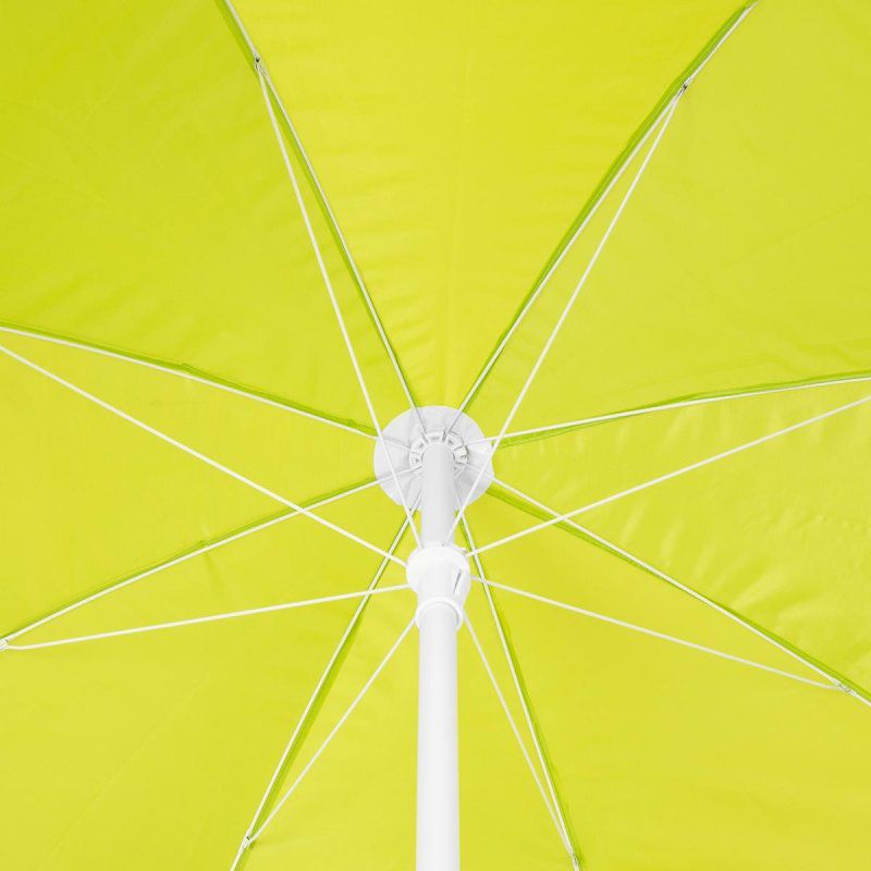 Зонт пляжный d 2,00м с наклоном салатовый (28/32/210D) NA-200N-LG NISUS