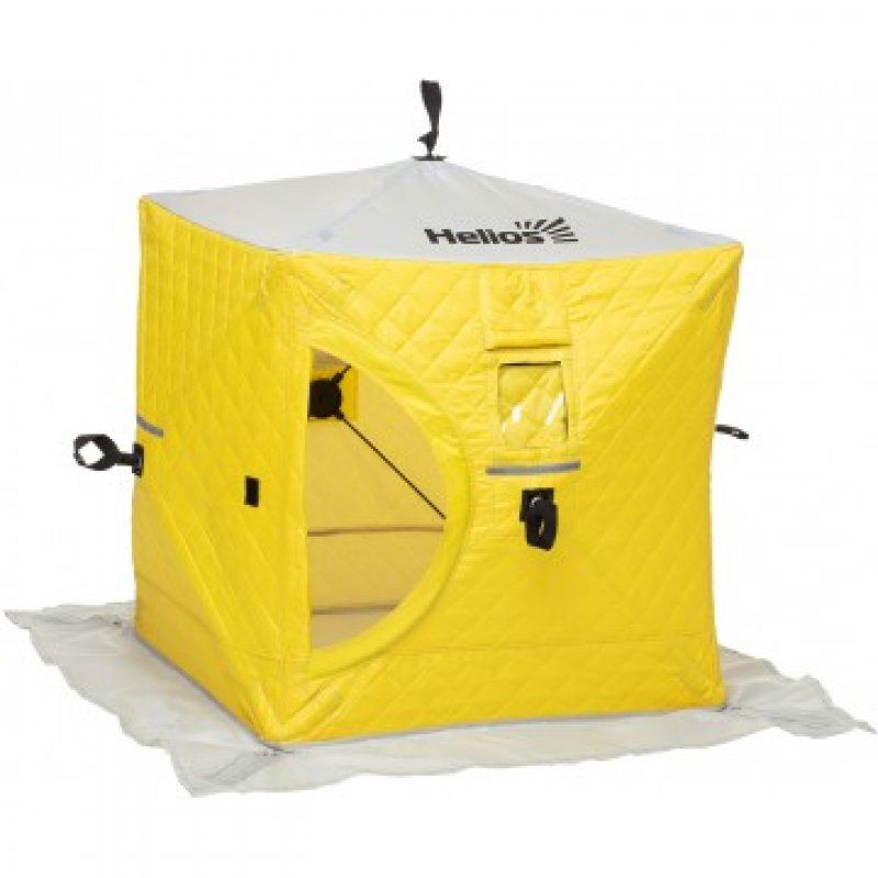 Палатка-игрушка утепл. Куб yellow/gray Helios