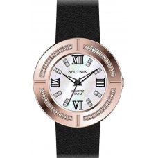 Часы наручные Спутник 300511-8perlamutr-black-strap