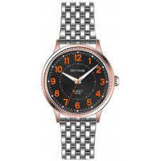 Часы наручные Спутник 858273H-6black-orange-steel