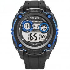 Smael часы наручные SM1390black-blue