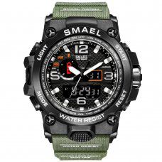 Smael часы наручные SM1545army-green