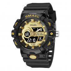 Smael часы наручные SM8081black-gold