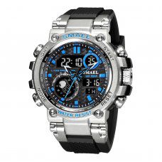 Smael часы наручные SM8093silver-blue