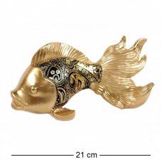 HOL20508  (1-18) Фигурка Золотая рыбка  21*10*10см