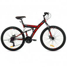 Велосипед 26  Stels Focus MD 26" 21-sp V010 (18" Чёрный/красный)