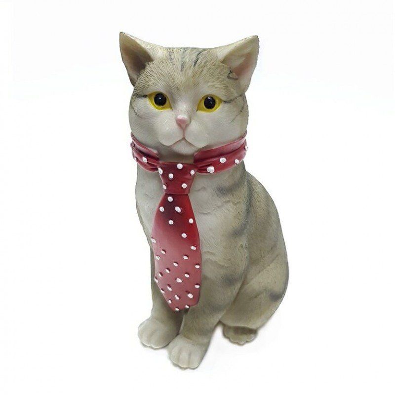 Фигурка "Кот в галстуке", 11.5*8.5*17.5см, KEN78706