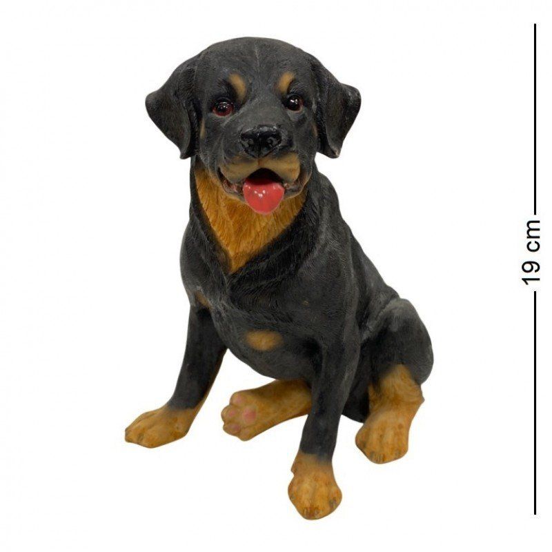Фигурка "Собака Ротвейлер", полистоун, 16*11.3*19см, L53015
