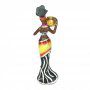 Фигурка "Африканка с кувшином", полистоун, 6*4*16см, HOL19819