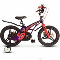 Велосипед 14  Stels  Galaxy Pro V010 фиолетовый/красный 2021