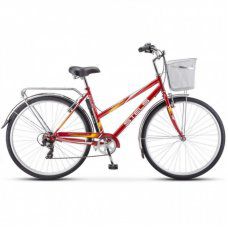 Дорожный велосипед 28 Stels Navigator-350 Lady 28" 7-ск. Z010 (+КОРЗИНА) 20" красный