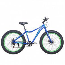Велосипед 26 Fat bike Avenger C262D синий/зеленый неон