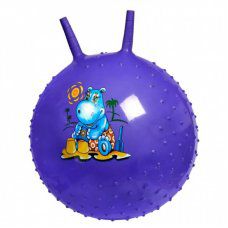 Мяч   пластизоль, ёжик с рогами 55см, фиолетовый 5495-9-5