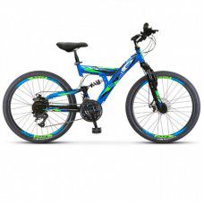 Велосипед 24  Stels Focus MD  V010 16" синий/чёрный 18ск.