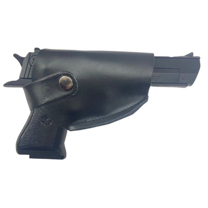 Зажигалка газовая "Пистолет с кобурой" на подставке HL-47-44, 22*4*14см