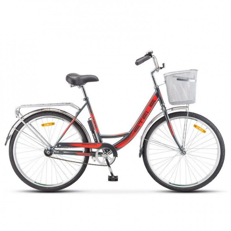 Дорожный велосипед 26 Stels Navigator-245  Z010 19" серый/красный 2020