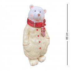 Фигурка "Медведь в шарфе", полистоун, 2 цвета H-49см, НФ140