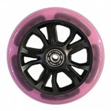 Колесо  Comfort 125 R dark pink ABEC-9, led подсветка