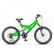 Горный велосипед 20  Stels Mustang V 20" V010 13" Зелёный 2021