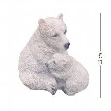 Фигурка "Полярные медведи", полистоун, Н-12см,L-13см, НФ251