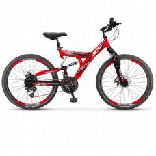 Велосипед 24  Stels Focus MD  V010 16" красный/чёрный 18ск.