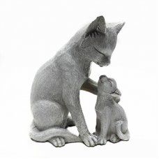 Фигурка "Кошка с котенком", 12.5*6.5*13.5см, KEN78695