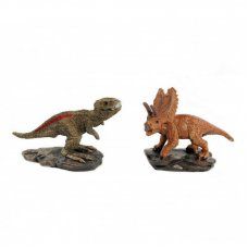Фигурка "Динозавр", полистоун, 6.5*2.5*4см,12шт/уп. 2 вида,  LFK10372