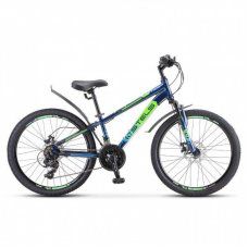 Велосипед 24 Stels Navigator 400MD "12 F010 синий/салатовый/голубой
