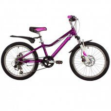 Велосипед 24 Novatrack AHD NOVARA 11VL22, фиолетовый, алюминевый, 18скоростей