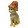 Фигурка "Кошка в шляпе", 10*7.5*16.5см, KEN78644