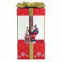 Декоративный "Фонарь новогодний - Подарок", музыкальный, USB подключение, 20*10*10 см, К20382