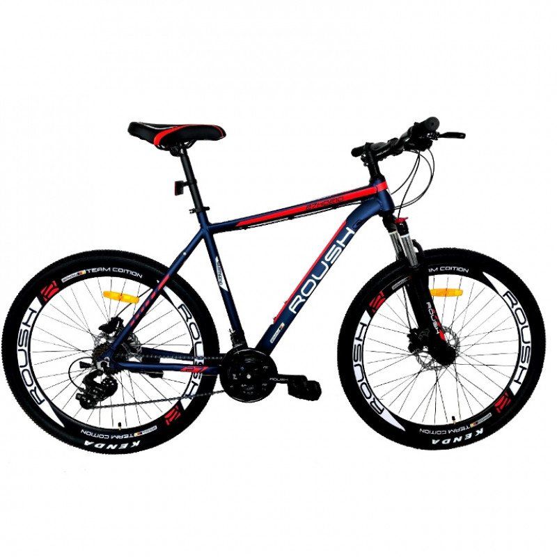 Велосипед 27,5 Roush 27HD210  21" AL PRO-1 синий/красный матовый