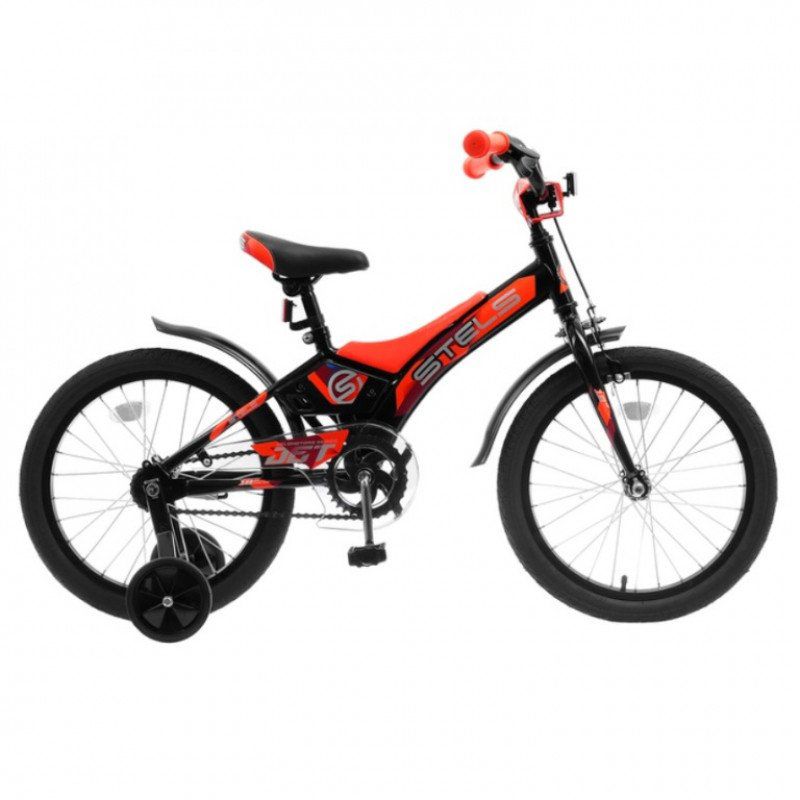 Велосипед 18  Stels Jet Z010 (10" чёрный/оранжевый)