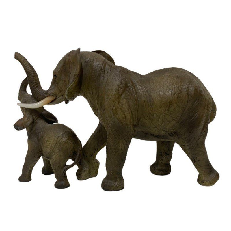 Фигурка "Слон со слоненком", полистоун, 18.5*7*12см, HOL21558