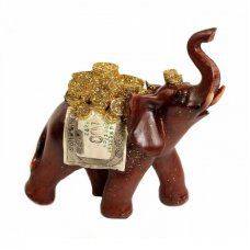 EPW31579  (1-72) Слон с деньгами 10*5*10см