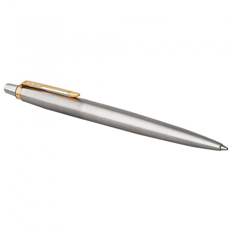 Ручка гелевая Parker Jotter Stainless Steel GT с позолотой 2020647