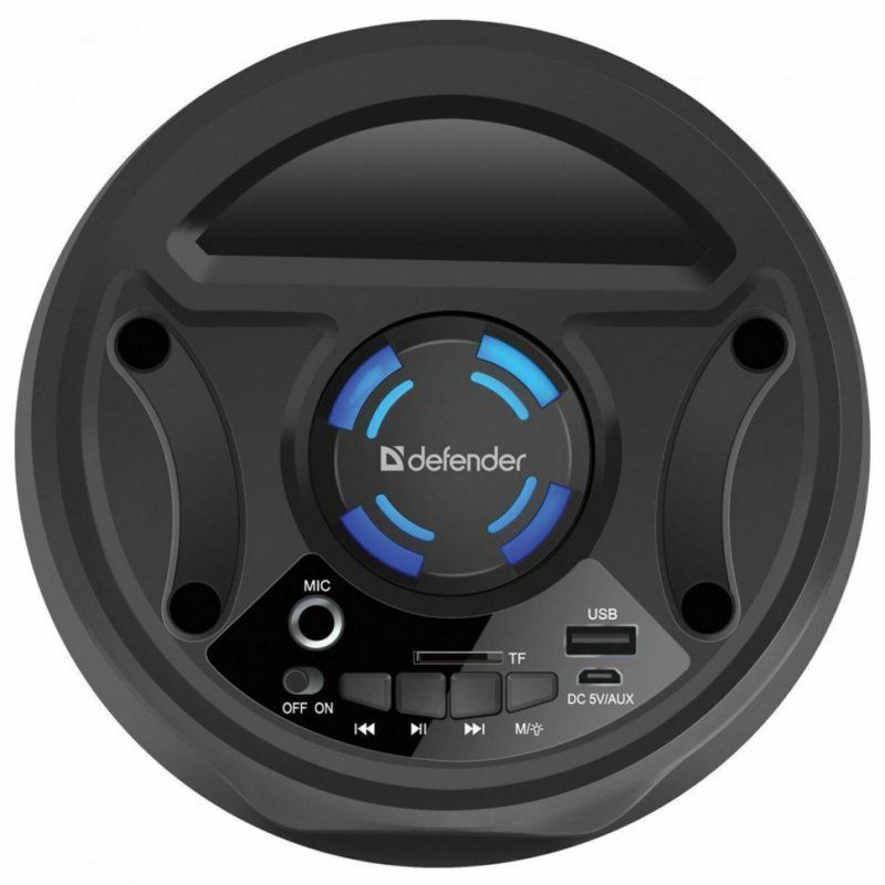 Колонка портативная DEFENDER G70 20 12 Вт Bluetooth FM-тюнер microSD чёрная 65171 513676 (1)