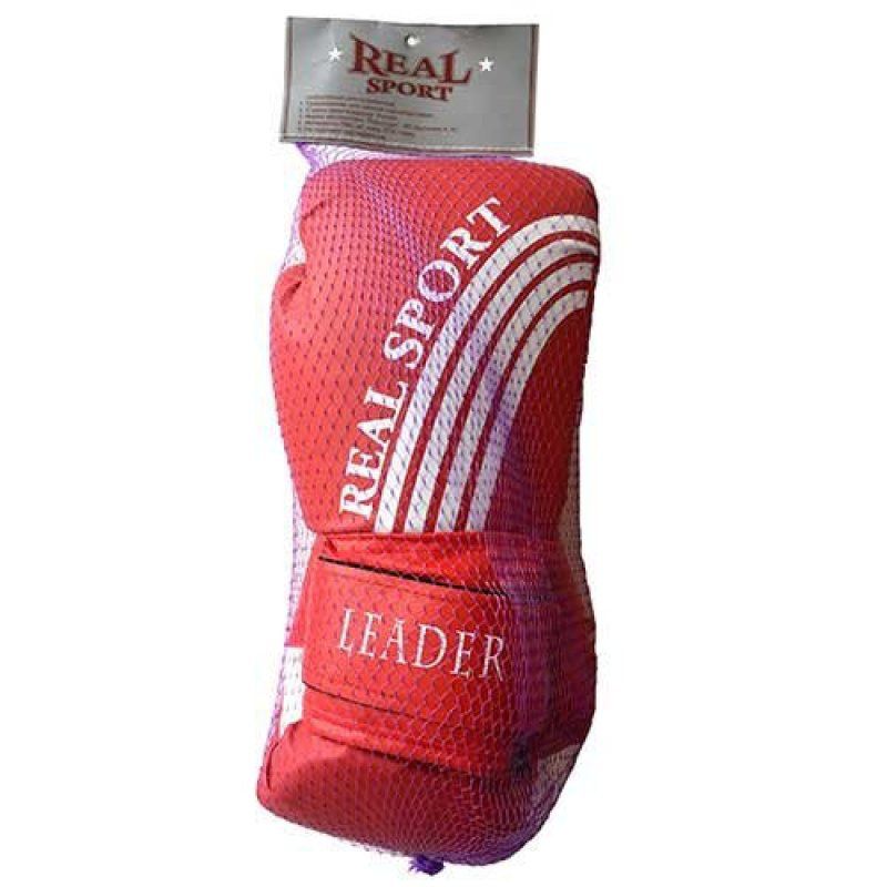 Перчатки боксерские Leader 10 унций, красный