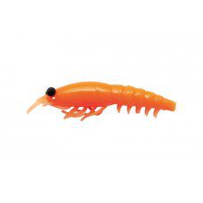 Приманка червь Nikko Dappy Saruebi Shrimp 76мм цвет Orange, 2 шт