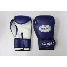 Перчатки боксерские Pak Rus , иск.кожа , 12 OZ , синие, PR-128881
