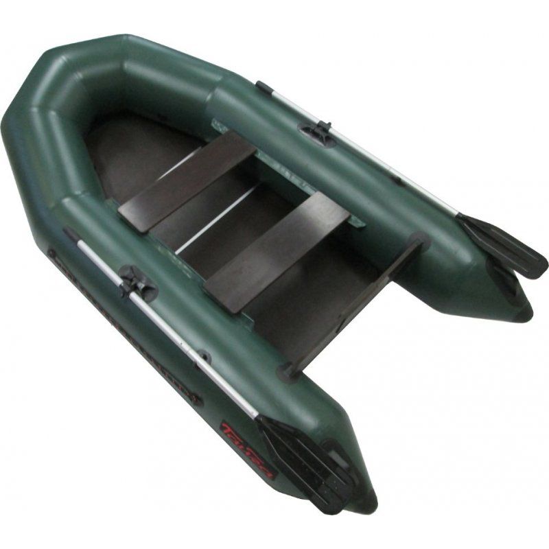 Надувная лодка Лидер Тайга-290 Киль (зеленая)