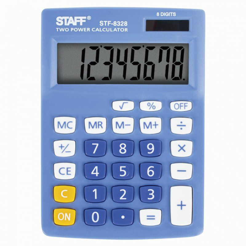 Калькулятор настольный Staff STF-8328 8 разрядов 250294