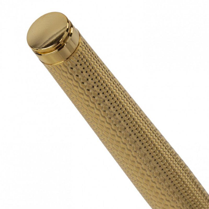 Ручка подарочная перьевая Galant VERSUS корпус золотистый синяя 143528 (1)