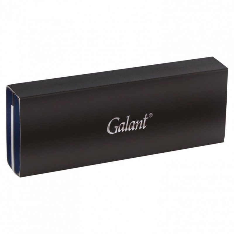 Ручка подарочная перьевая Galant LUDUS корпус черный детали золотистые 143529 (1)