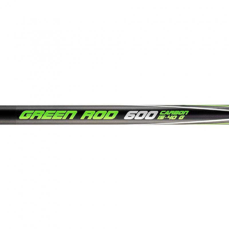 Удилище маховое Nisus Green Rod carbon 6м (15-40г) без колец N-GR-600