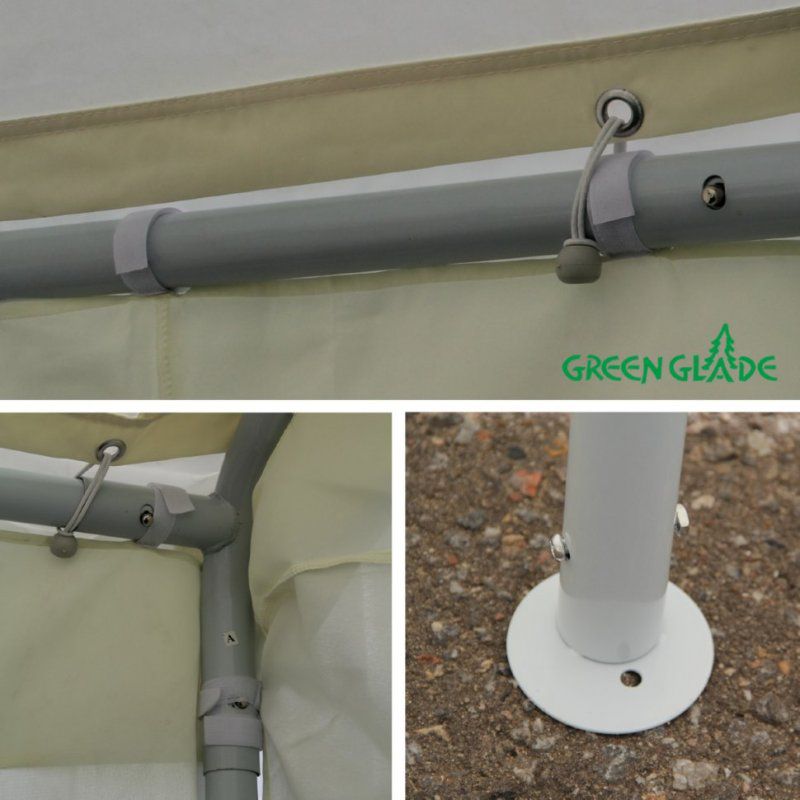 Садовый тент шатер Green Glade 3018 (СР-018) (в 3-х местах)