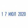 Датер-мини месяц буквами оттиск 22х4 мм синий Trodat 4820 корпус черный 235581 (1)