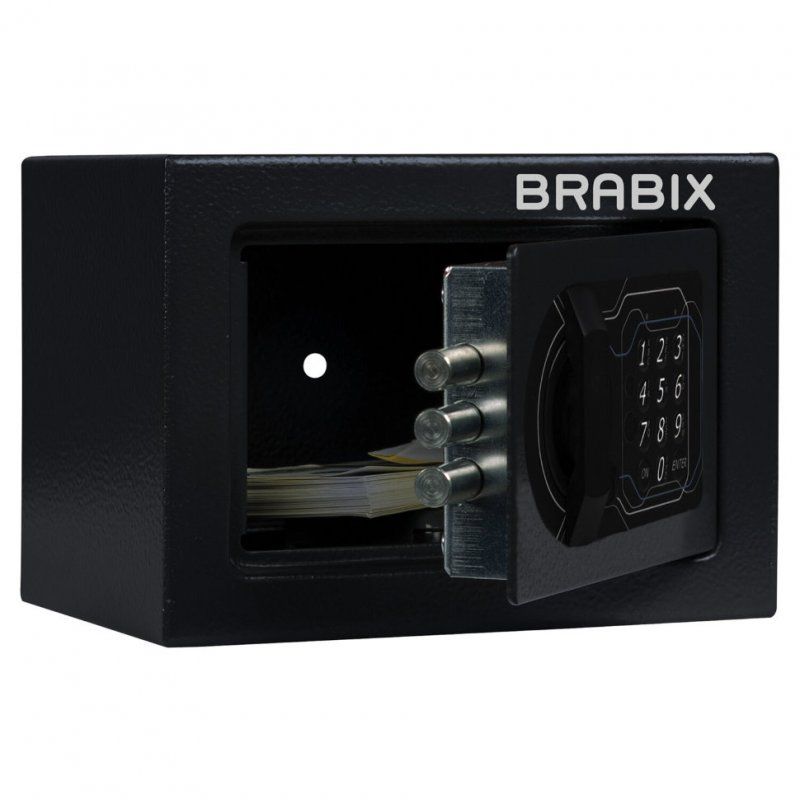 Сейф мебельный кодовый Brabix SF-140EL, 140х195х140 мм, 291141, S103BR210214