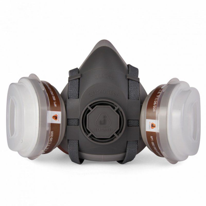 Комплект защитный Jeta Safety 5500P перчатки полумаска фильтр размер М 610893 (1)