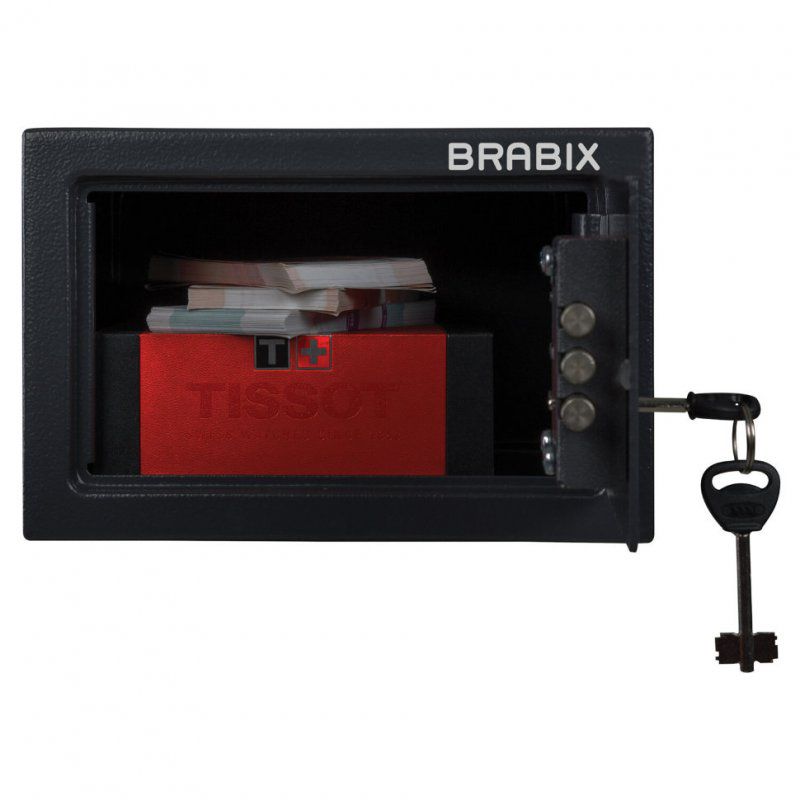 Сейф мебельный Brabix SF-170KL, 170х260х230 мм, 291142, S103BR210514